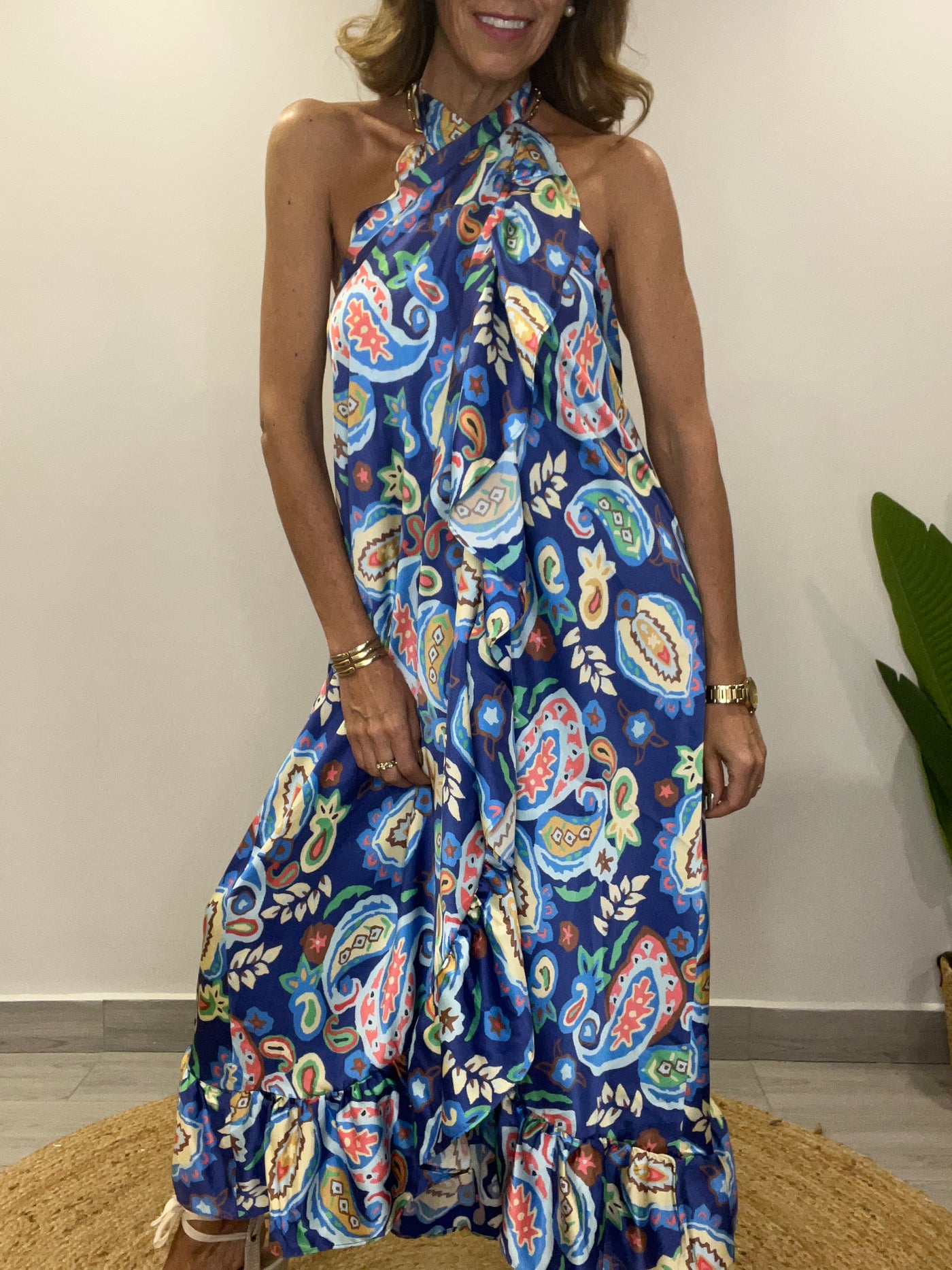 Falda Envolvente Azules