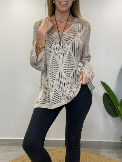 Sweater Hilo Génesis Fango
