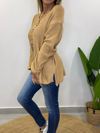 Sweater Melina Camel