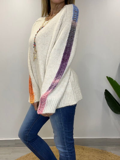 Sweater Italiano Lana Martina crudo