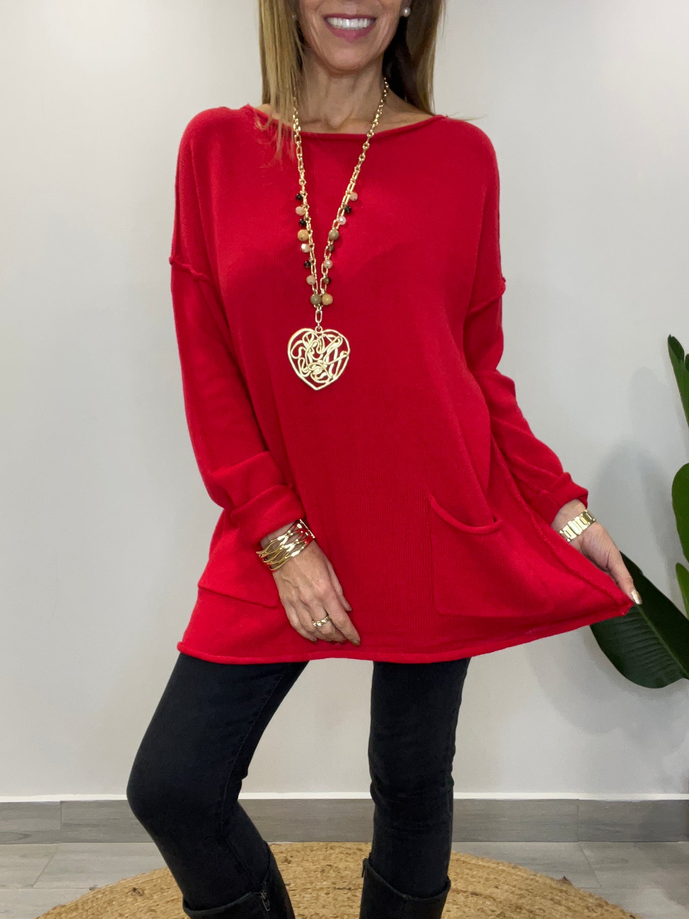 Sweater Bristol rojo
