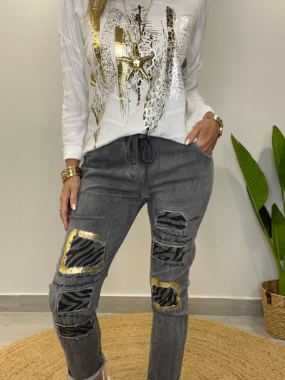 Jogger Italiano Art Gris