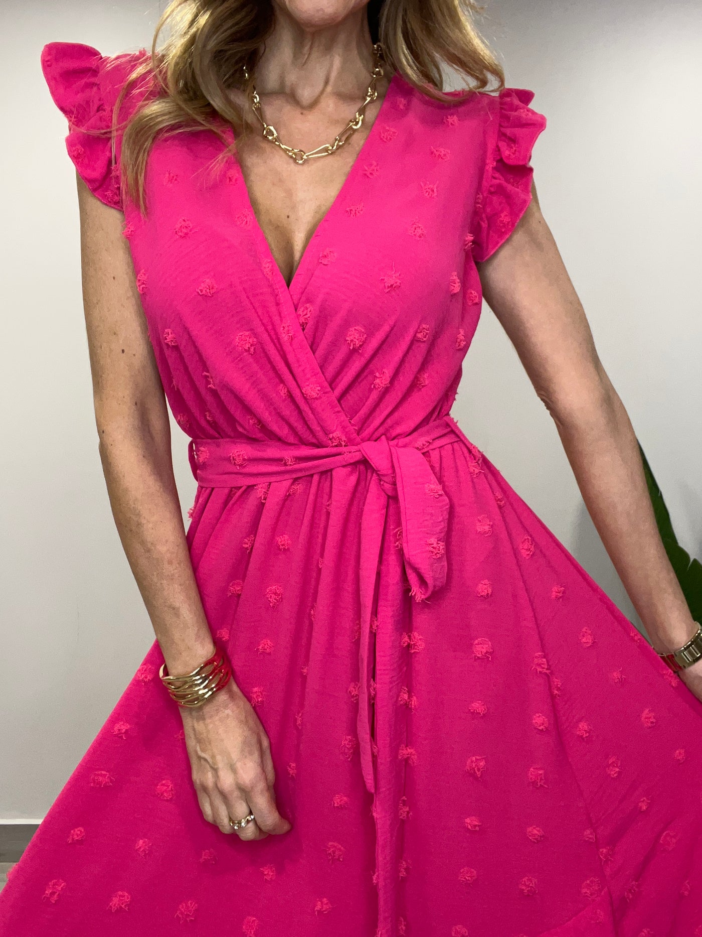 Vestido Volare fucsia