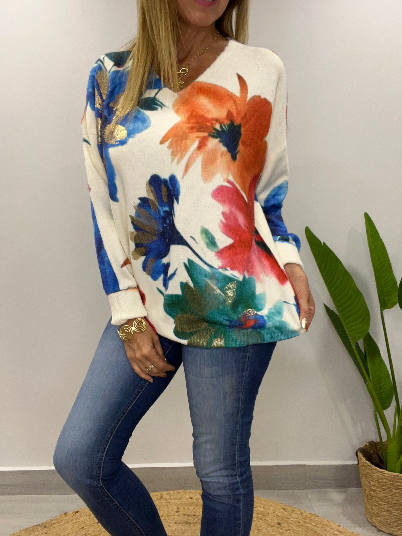 Sweater Italiano Delicia Blanco
