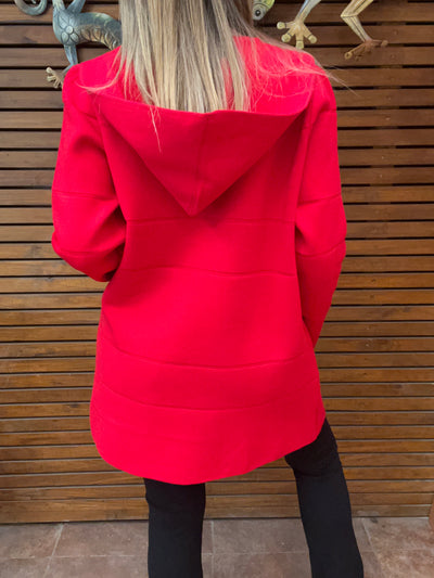 Abrigo Dalí Rojo