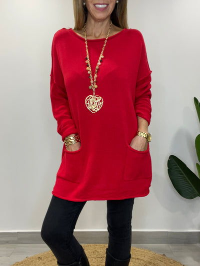 Sweater Bristol rojo
