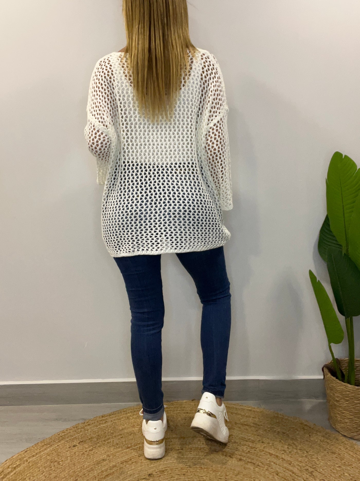 Sweater Hilo BigEstrella Blanco Inv