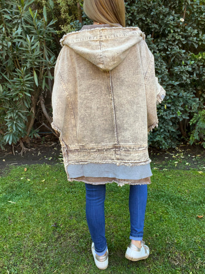 Chaqueta/Ponchito Furor Taupe