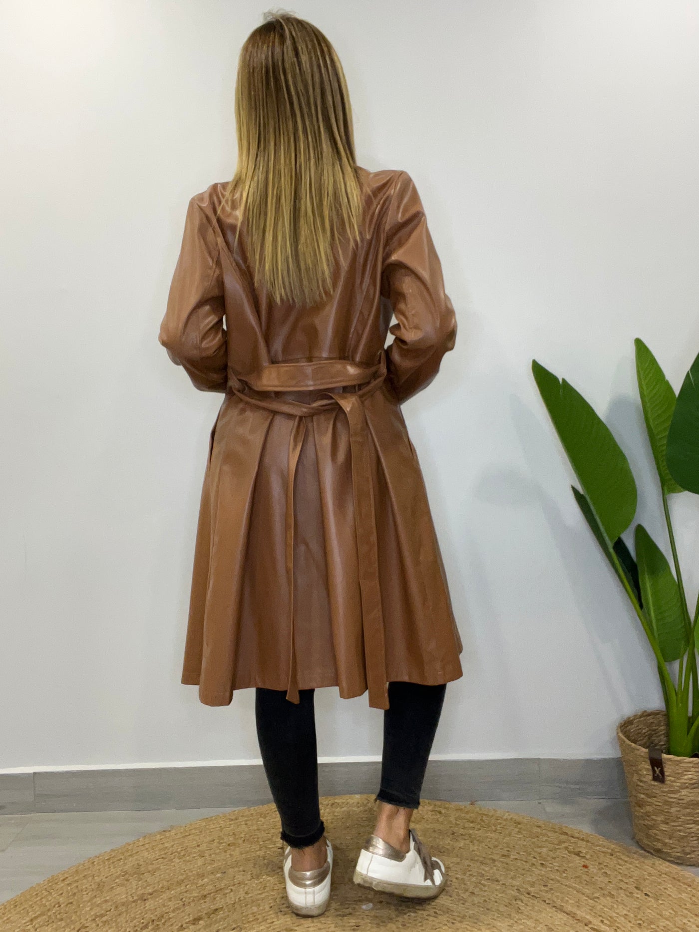 Trench Ecocuero Party Camel