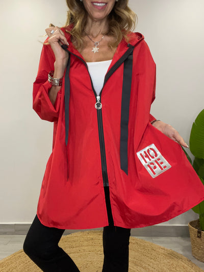 Cortavientos (Oversize ) Hope Rojo