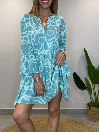 Vestido cancún Agua Marina