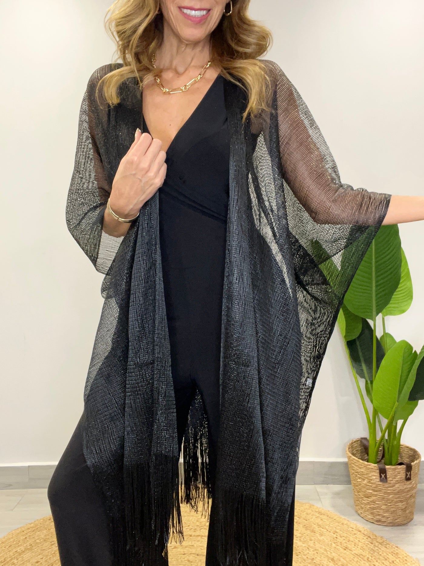 Tapado fiesta Lux Negro