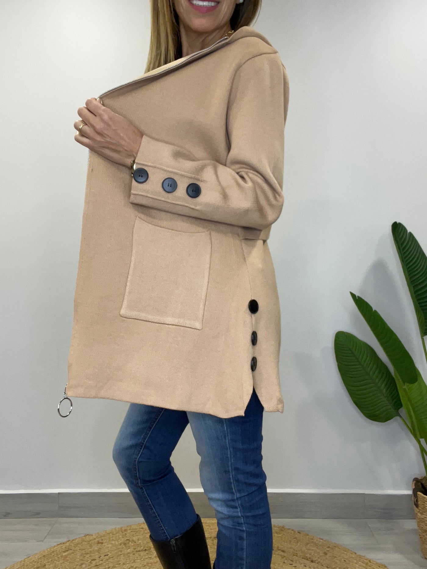 Abrigo Paula Beige