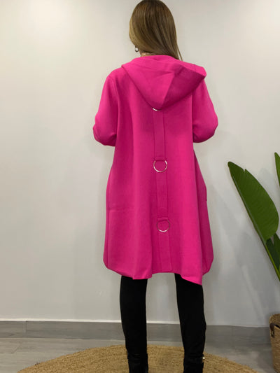 Abrigo Argolla fucsia