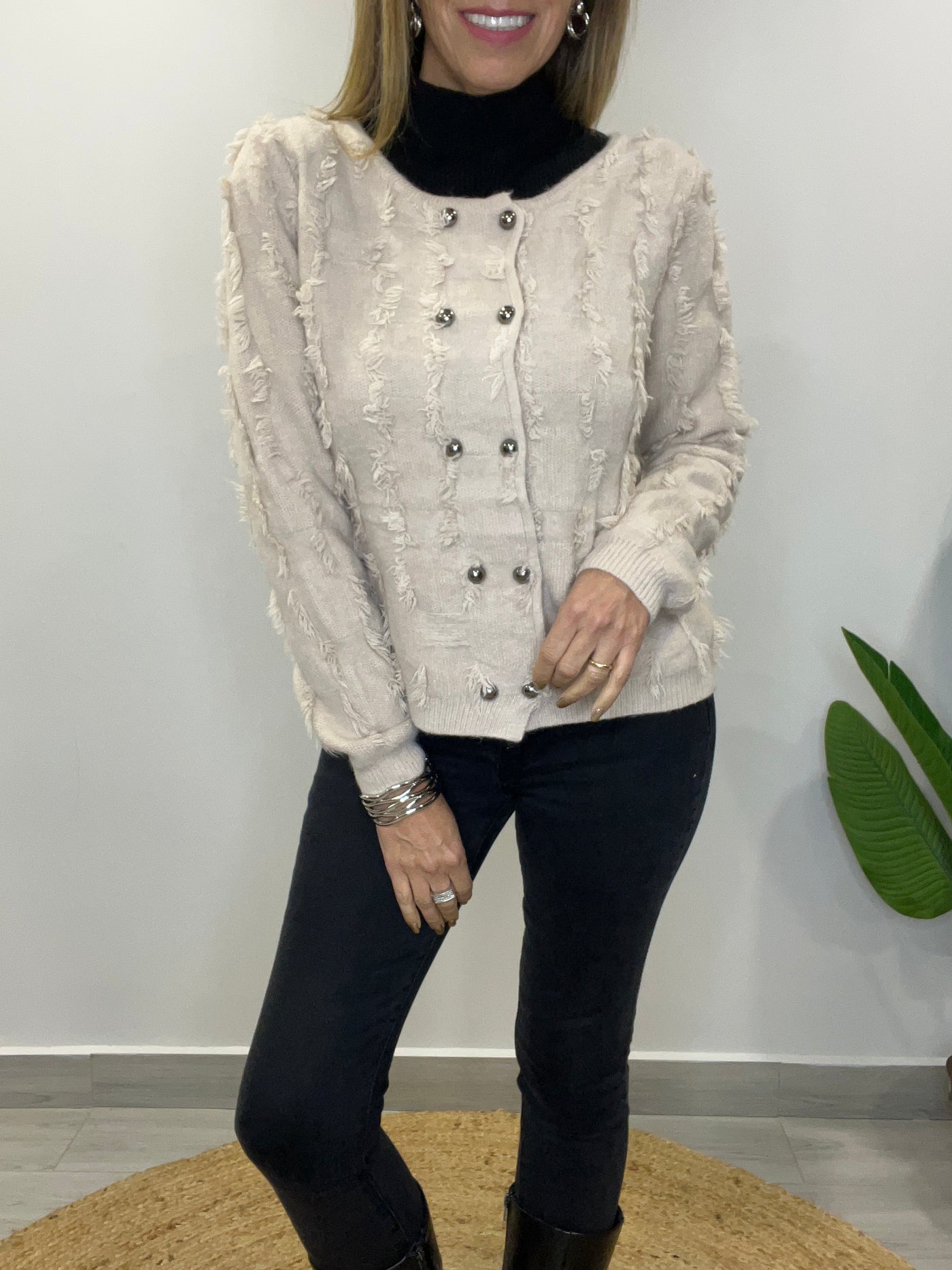 Chaleco Emma beige