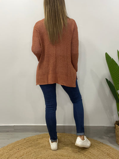 Sweater Hilo Mantua Terracota