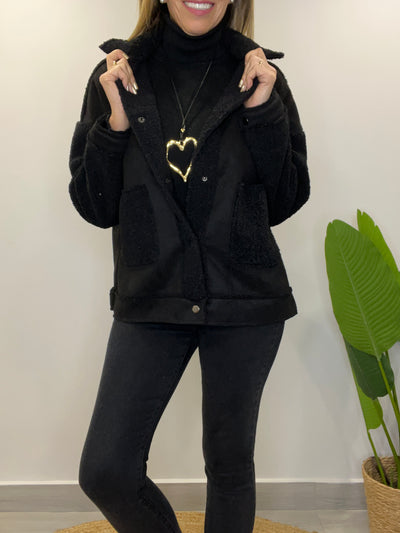 Chaqueta insólita negro