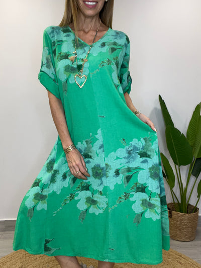Vestido Linolet Zafiro Verde