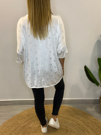 Blusa Italiana Amy Blanco