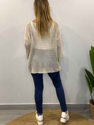 Sweater Hilo BigEstrella Crudo