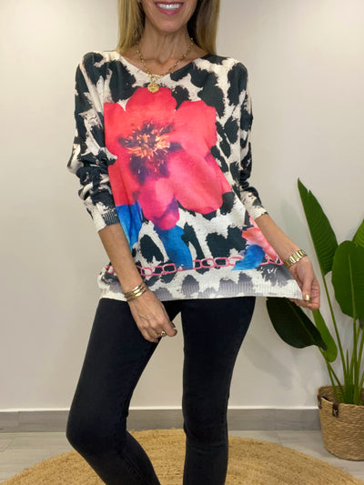 Sweater Hilo Rocío Negro