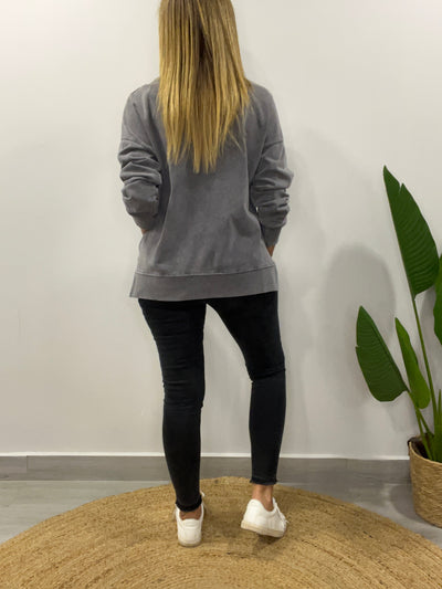 Polerón Hippie Soul Gris