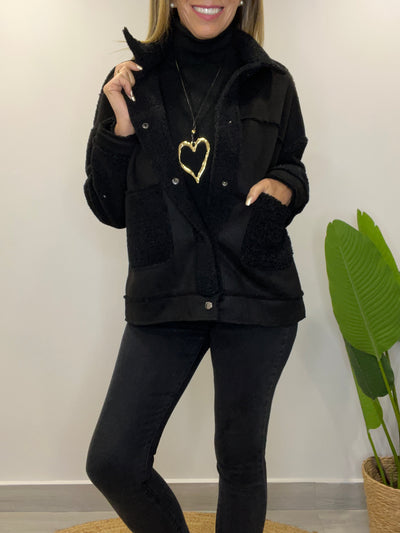 Chaqueta insólita negro