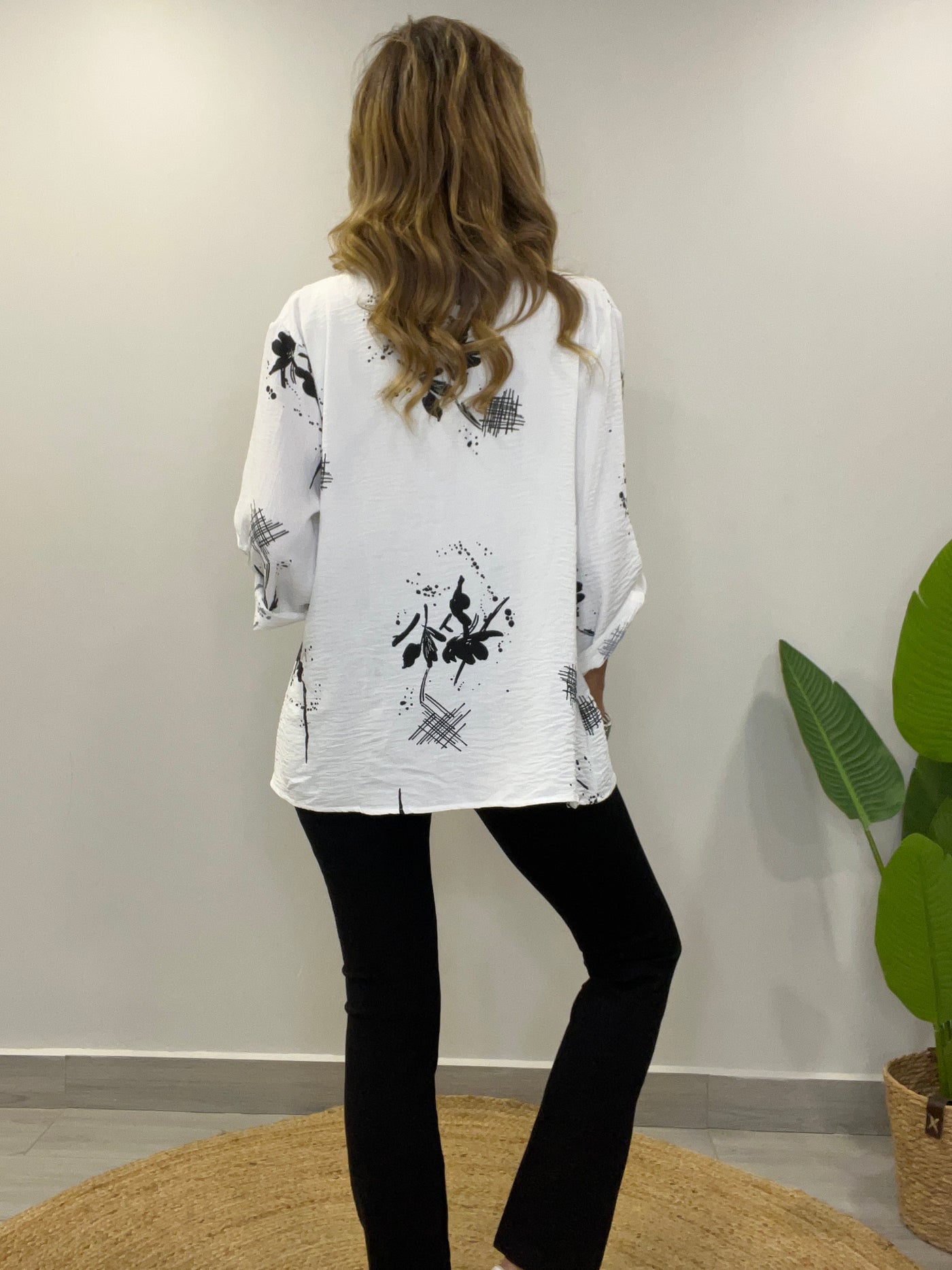 Blusa Crep Veracruz blanca