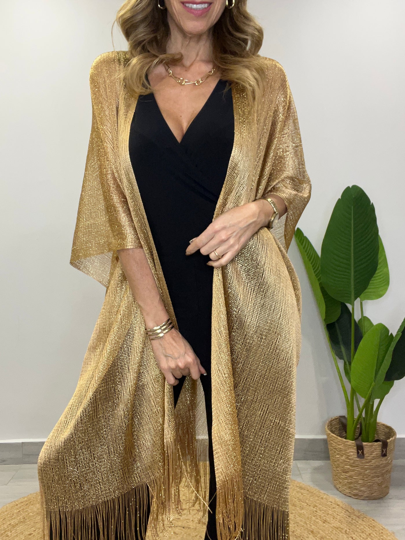 Tapado fiesta Lux dorado