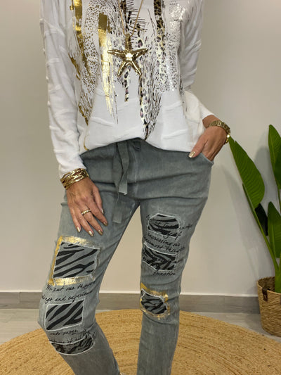Jogger Italiano Art Verde