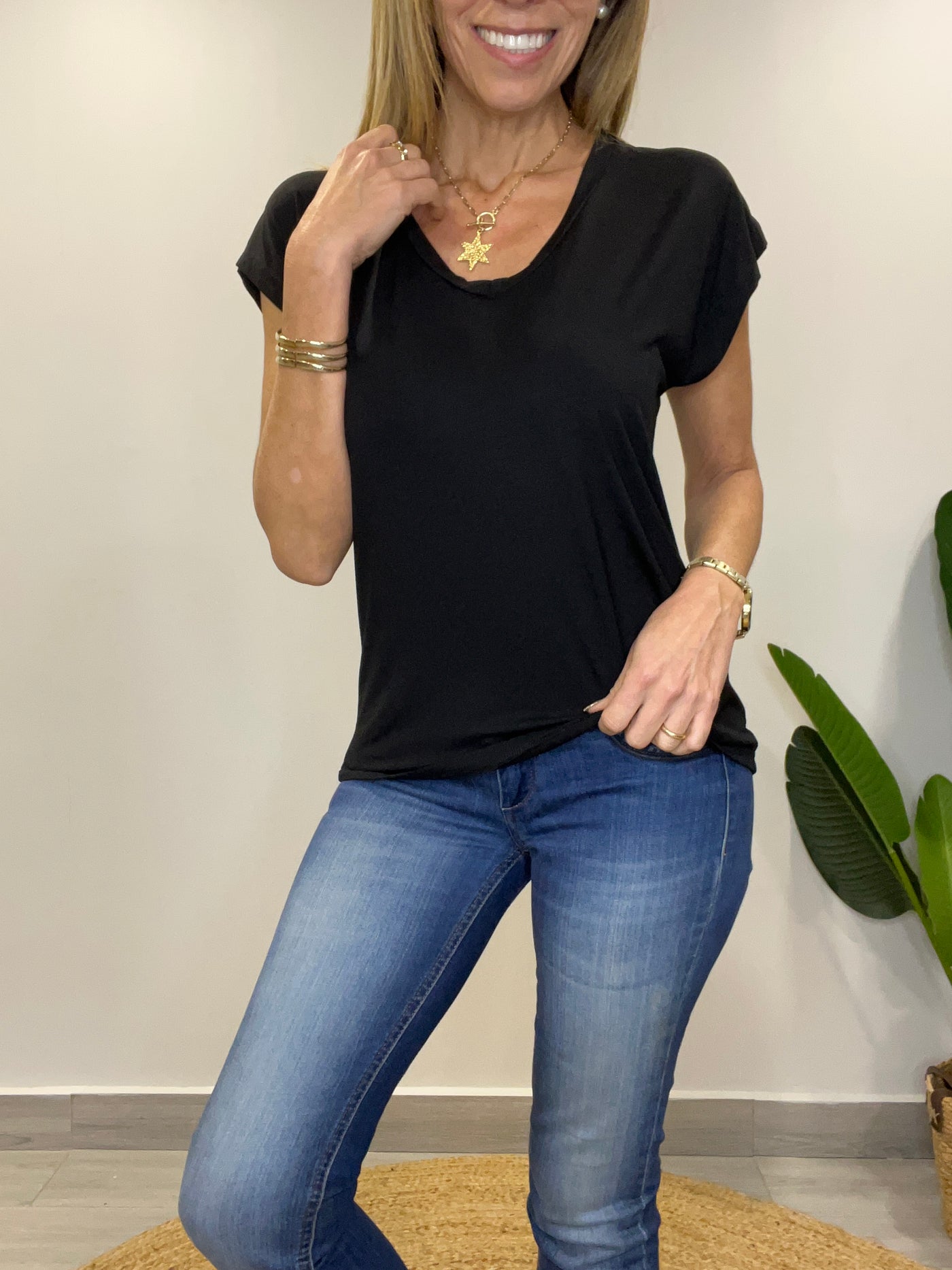 Polera Tessa negra