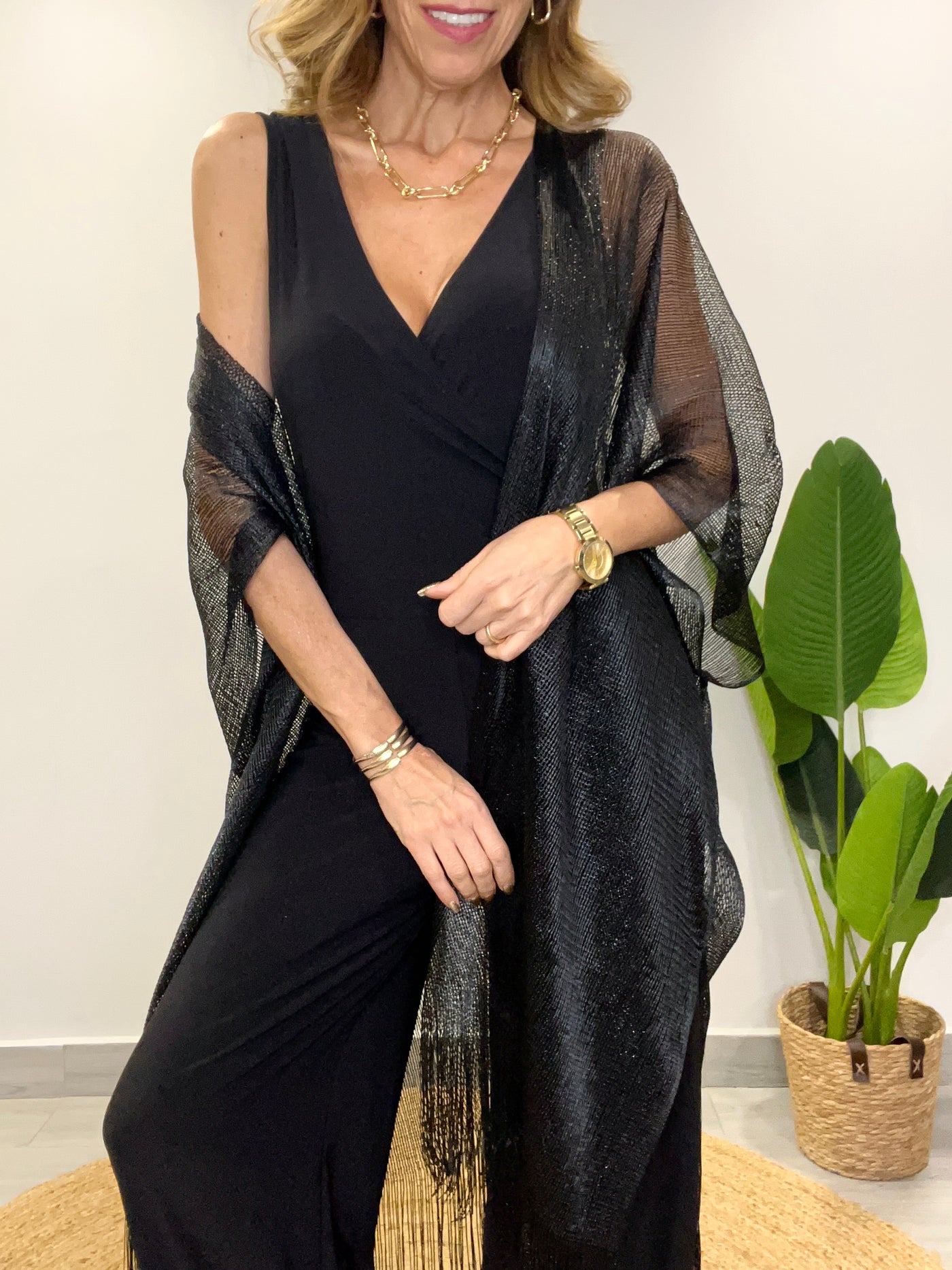 Tapado fiesta Lux Negro