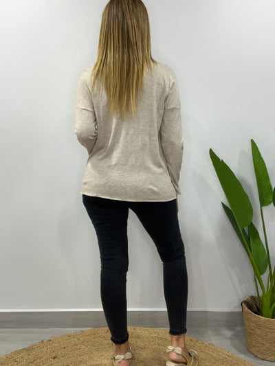 Polera lanilla Amour Arena