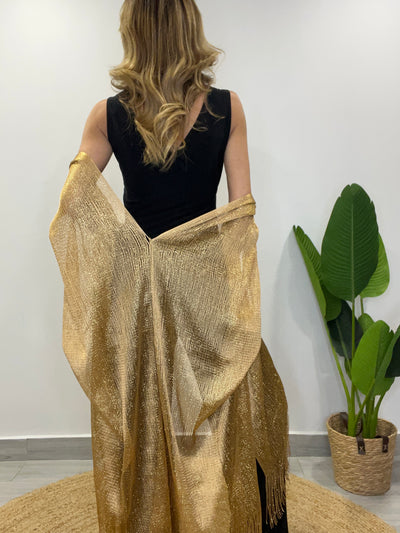 Tapado fiesta Lux dorado