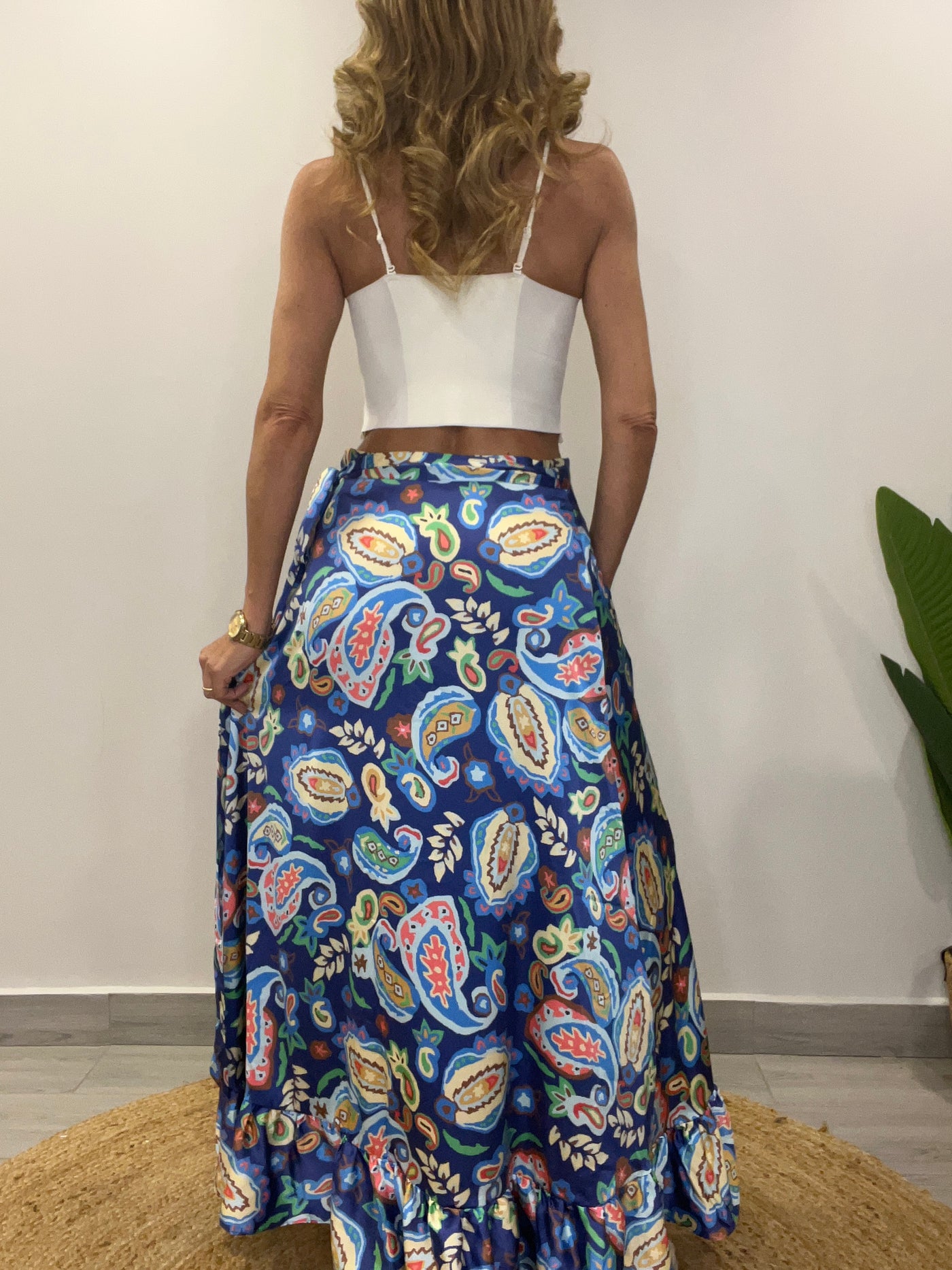 Falda Envolvente Azules