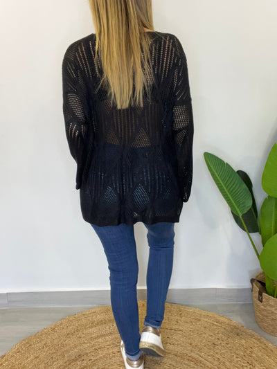 Sweater Hilo Génesis Negro
