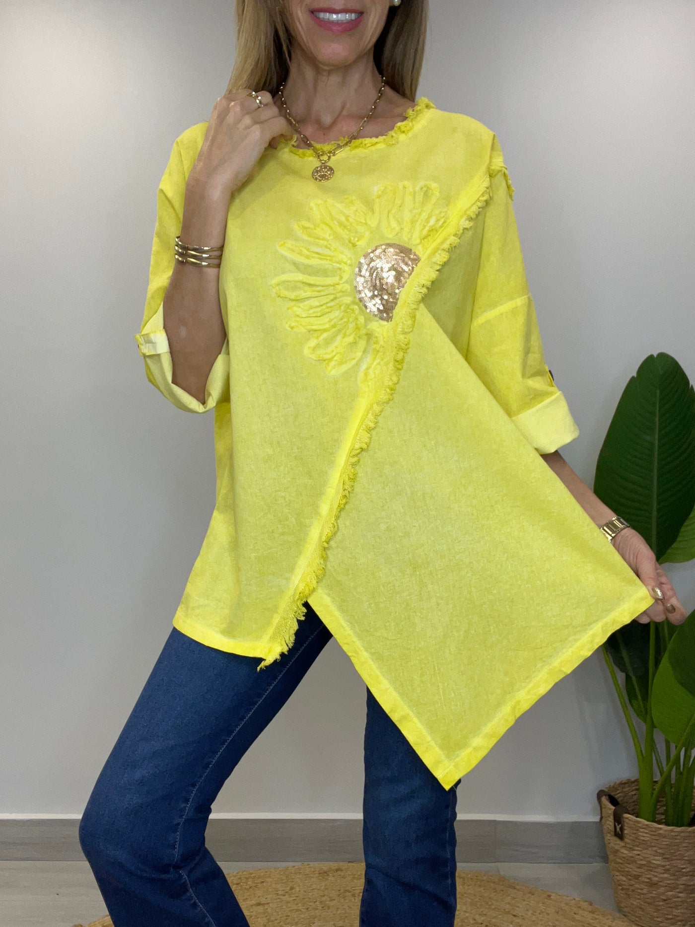 Blusón linolet sol Amarillo
