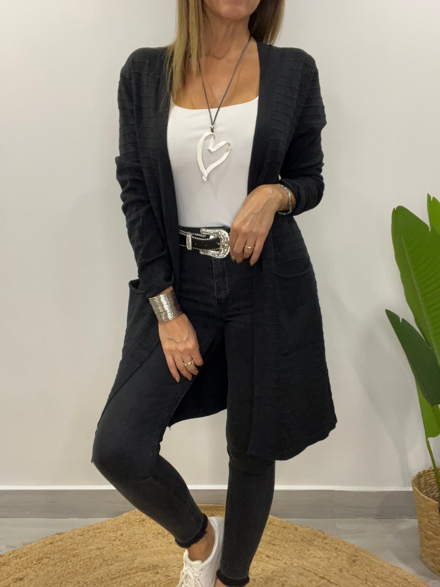 Cárdigan Tempo negro