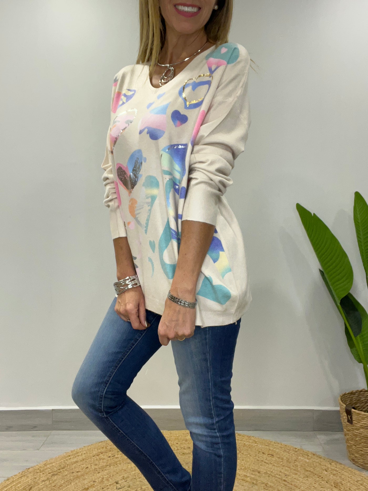 Sweater Pasión beige
