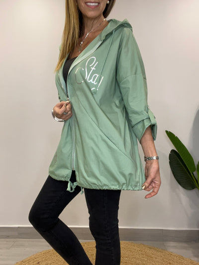 Cortavientos Stay Verde