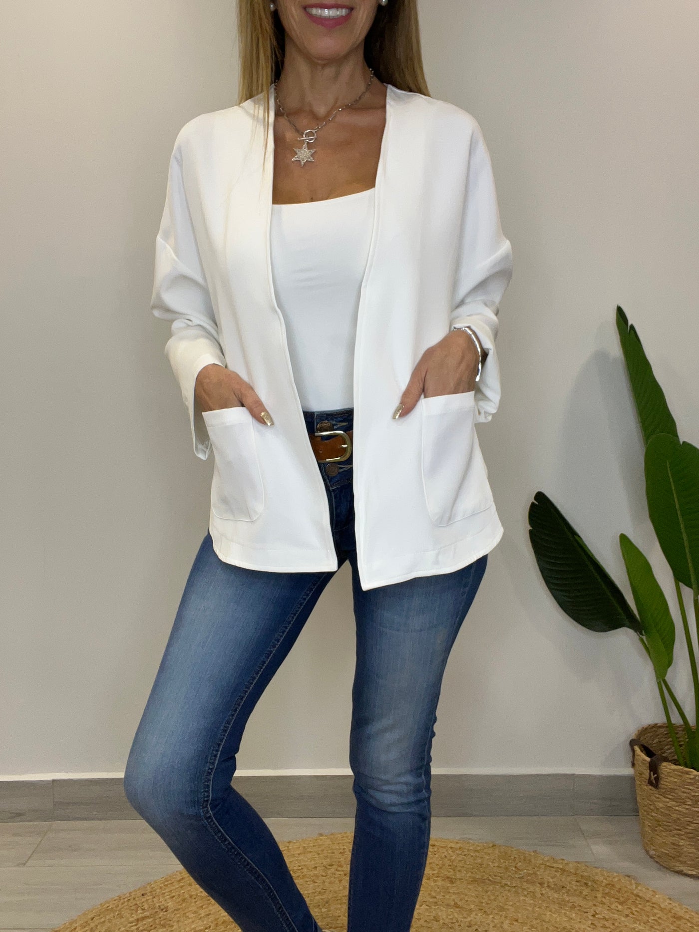 Tapado/Blazer Riviera Blanco