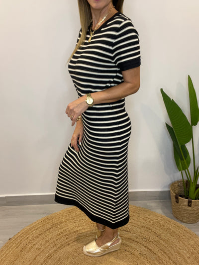 Vestido Hilo Ray negro