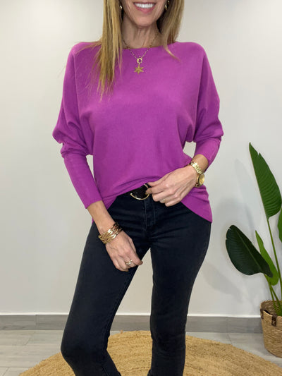 Sweater Singapur magenta