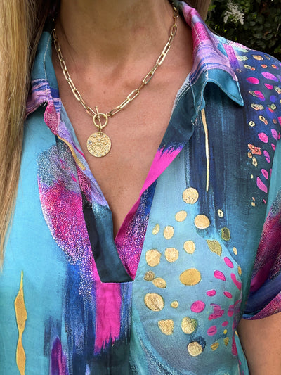 Vestido Gali Turquesa