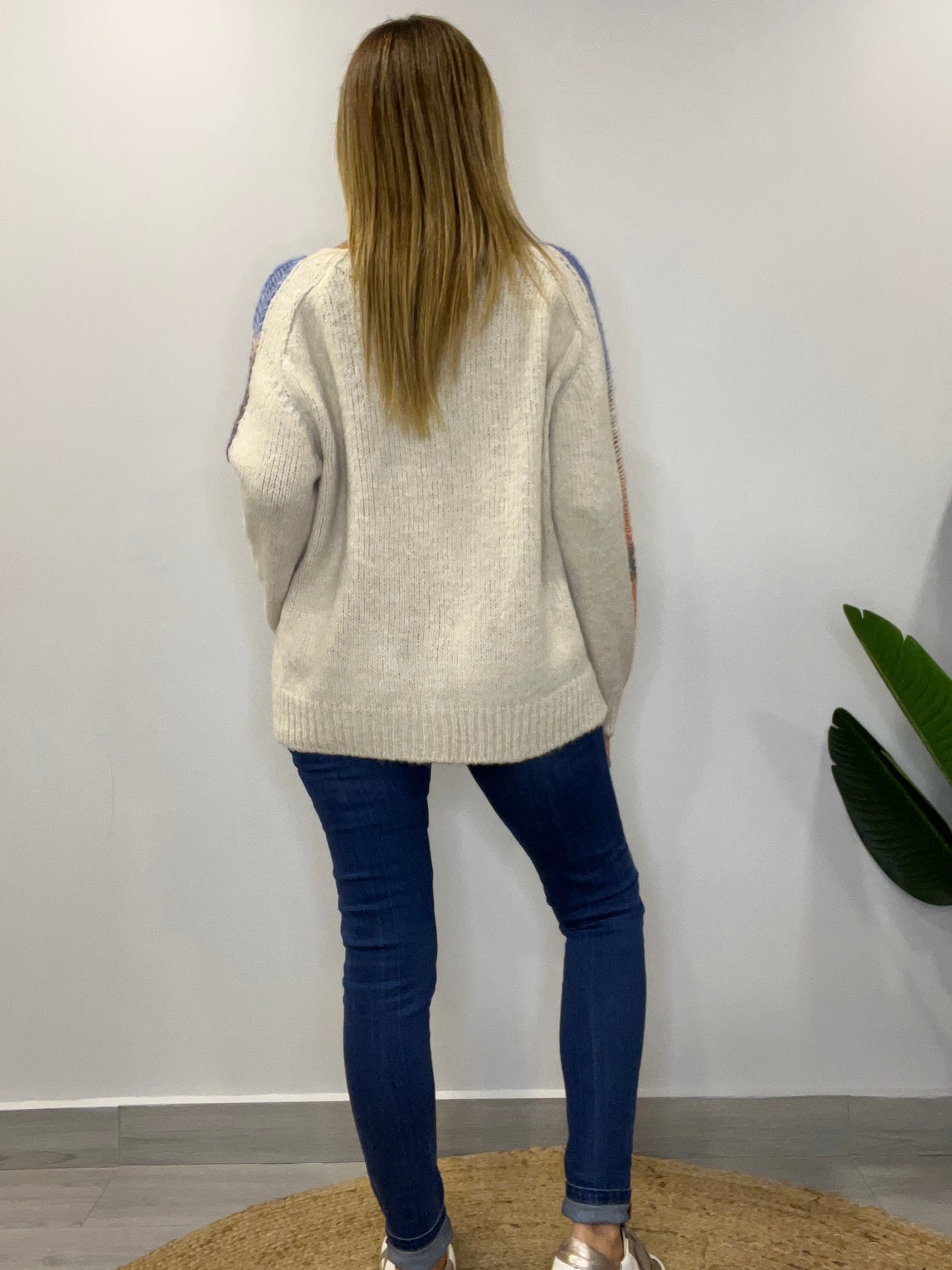 Sweater Italiano Lana Martina crudo