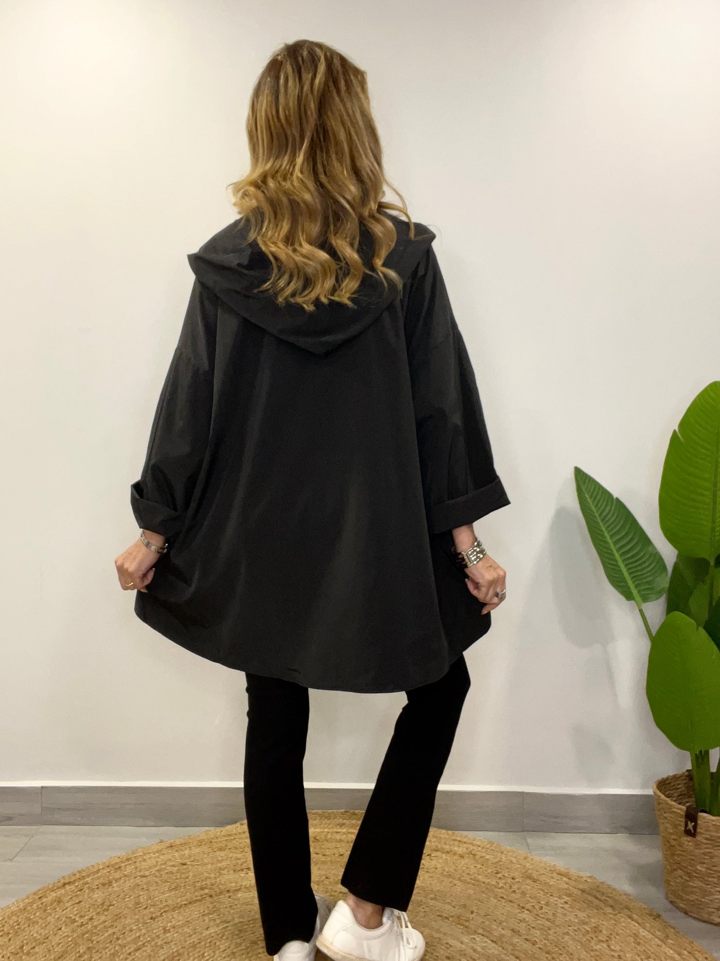Cortavientos (Oversize ) Hope negro