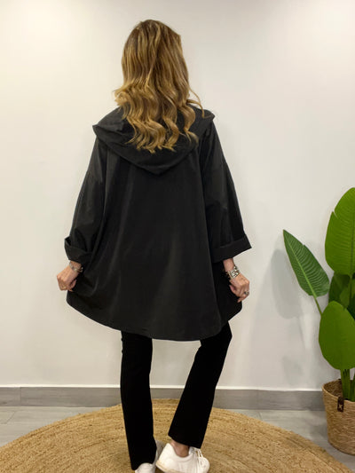 Cortavientos (Oversize ) Hope negro