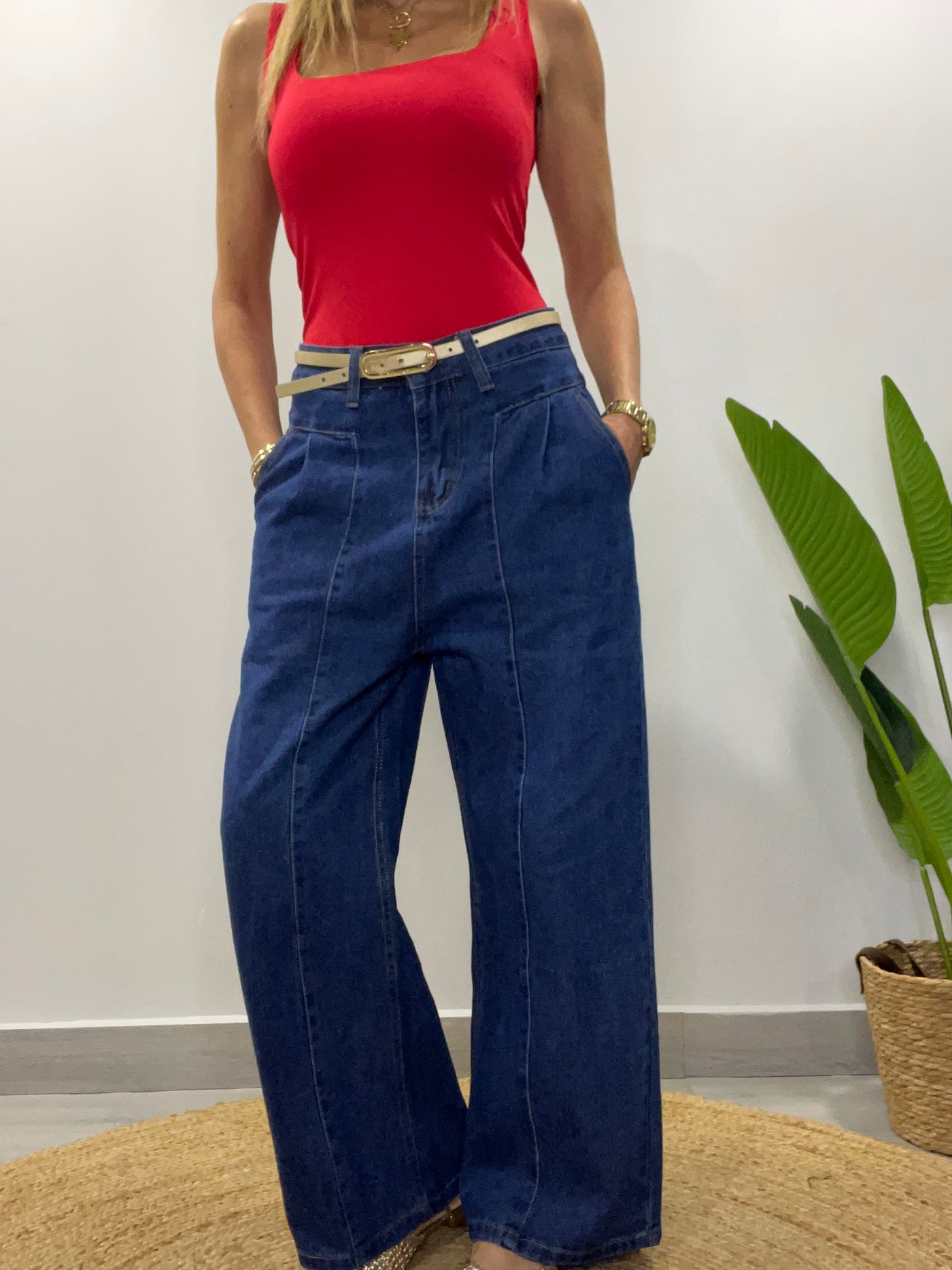 Jeans Belleza Azul talla M