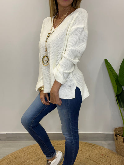 Sweater Melina Crudo