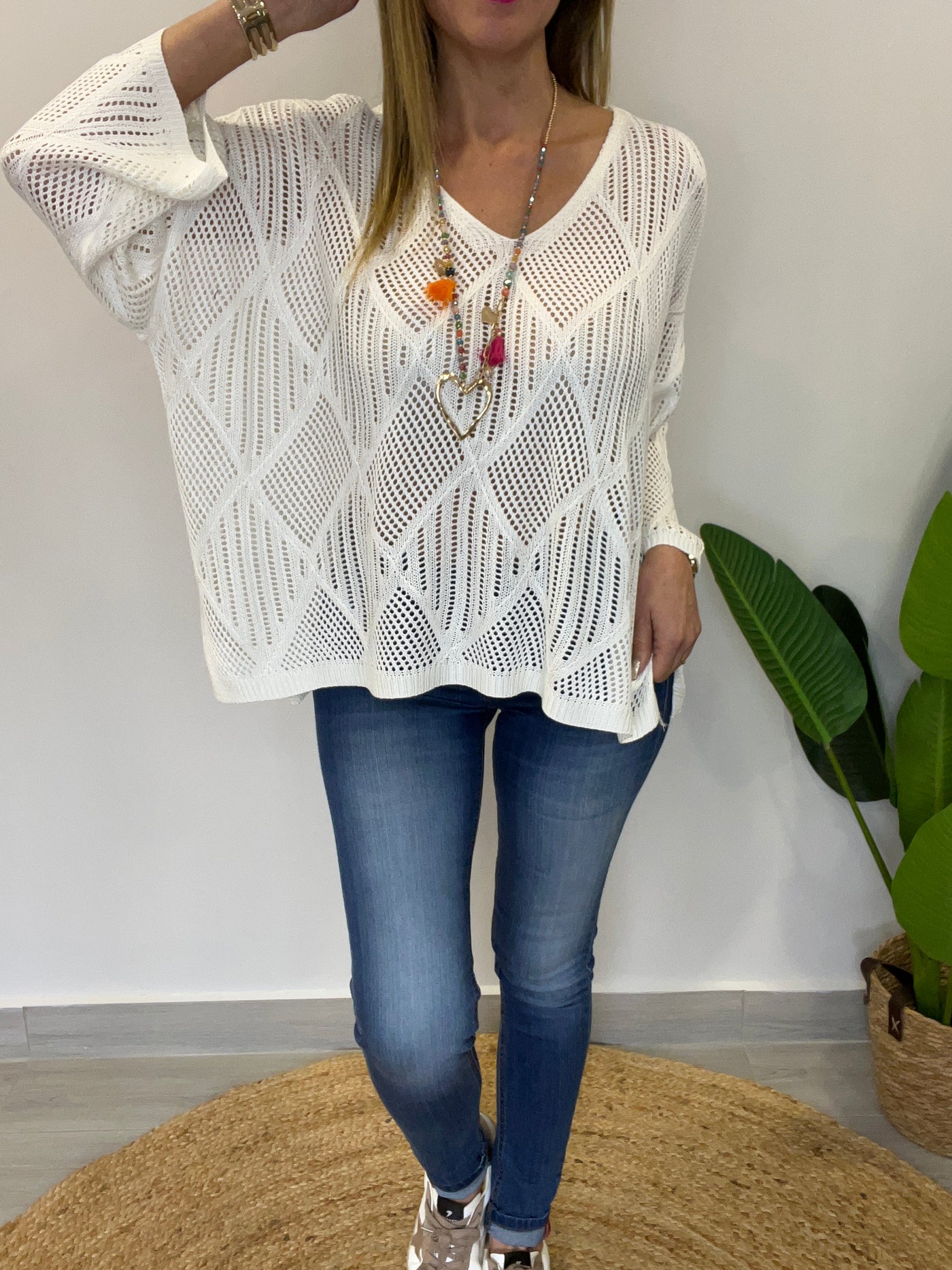 Sweater Hilo Génesis Crudo
